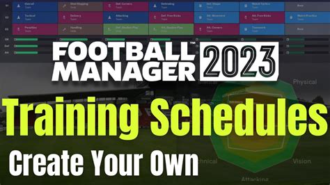 Fm23 training schedules megapack  FM22 Training Guide; FM22 Assistant Managers; FM22 Coaches; FM22 Scouts;Here's a three points guide on how to use training more Effectively in Football Manager